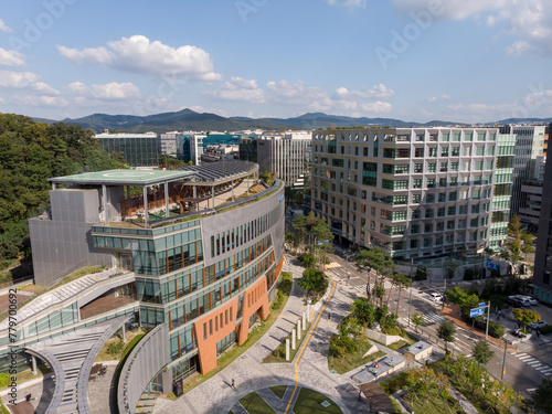 Photography Seoul, South Korea. Cityscape of Seongnam City Gyeonggi-do State