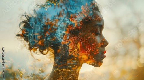 A poignant double exposure captures the heart of Teacher's Day, blending images of teachers shaping young minds with scenes of students expressing gratitude and admiration for their educators.