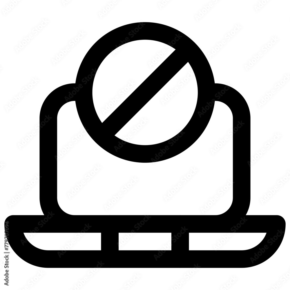 Digital detox. Editable stroke vector icon. Digital detox. Editable stroke vector icon.