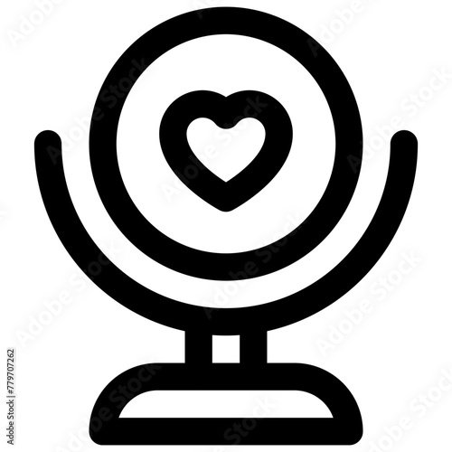 Self-care. Editable stroke vector icon.