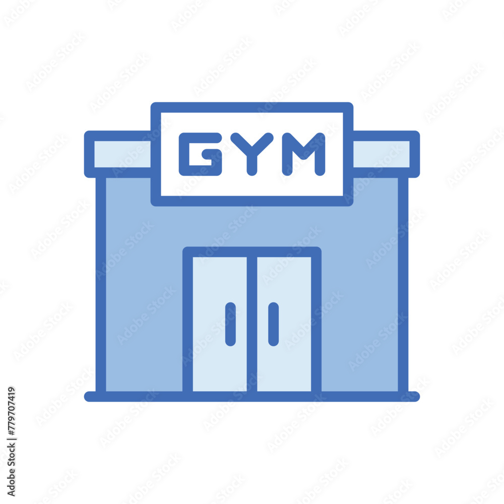 GYM vector icon GYM vector icon