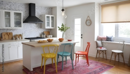 modern kitchen interior