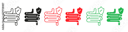 Digestion Enhancement Icon Signifying Efficient Nutrient Uptake