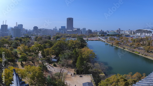 Wallpaper Mural 広島城天守から紙屋町方向の眺め2 Torontodigital.ca