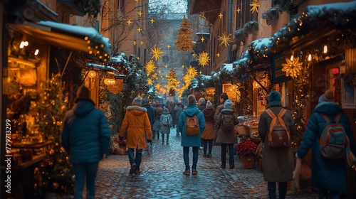 people walking in the city