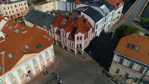 Old Town Konin Stare Miasto Aerial View Poland