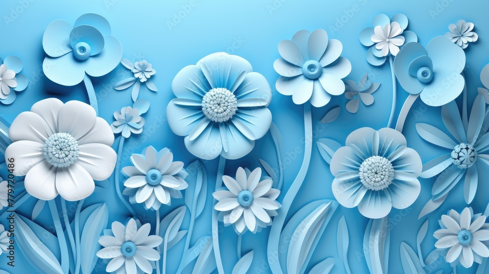 blue flowers background blue flowers background