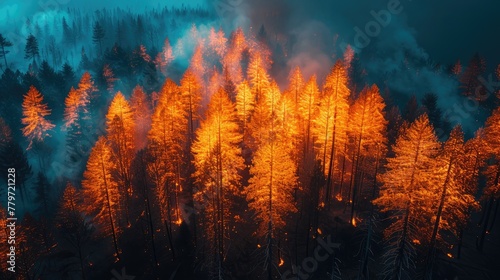 Amidst the destruction of wildfires, resilient forests emerge, emphasizing the importance of fire prevention and conservation.