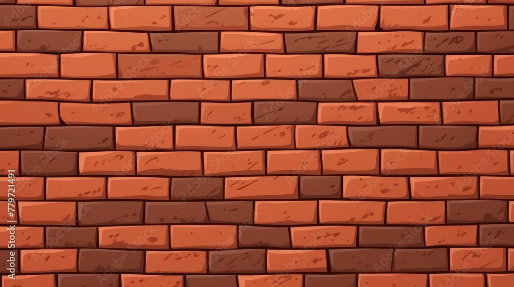 Naklejka premium red brick wall