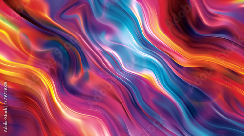 colorful abstract background with smooth flowing swirling waves