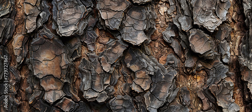 trunk showing a rough brown bark texture, reminiscent of rock. © Oleksandr