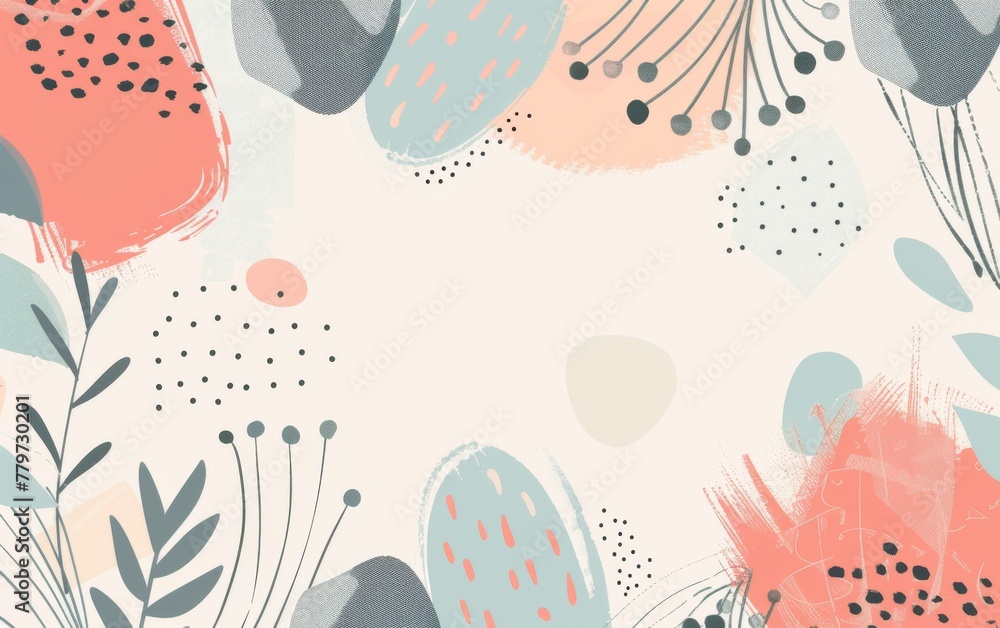 Hand drawn style minimal background Hand drawn style minimal background