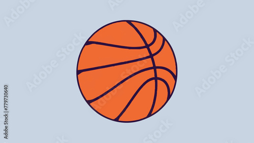 Orange Basketball: The Essence of Vector Motion © Hogr