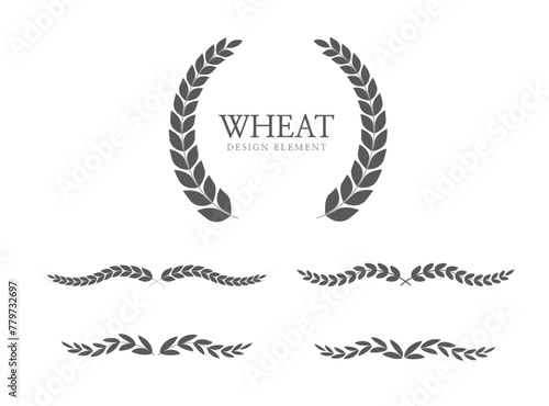 Laurel circle wreath icon. laurel branches frames of the winner. Award sign. First place symbol. Emblem. Vector illustration