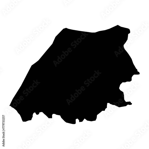 Hjorring Municipality map, administrative division of Denmark. Vector illustration. photo