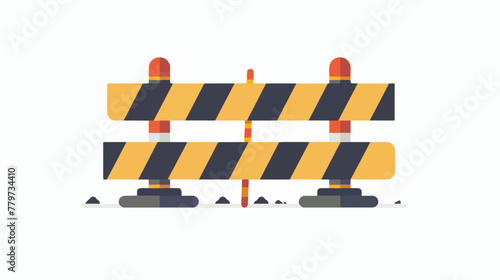 Road barrier icon. Element of firefighter shop for adv