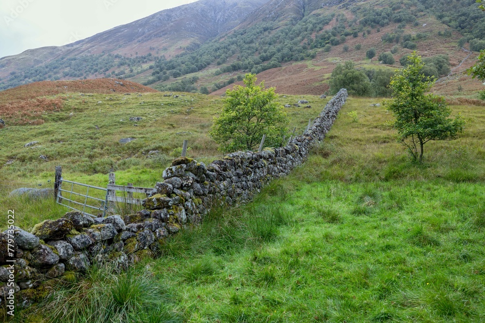 Obraz premium Highland Dry-stone Wall