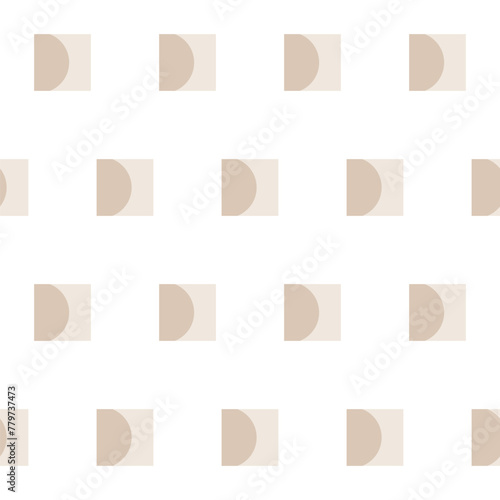 Beige Minimalist Graphic Seamless Pattern Background. Soft Colored Textile Swatch. Fabric for Kids Design. Grap[hic Monochrome Wallpaper, Wrapping Paper Design. Digital Paper, Scrapbook Paper Sample
