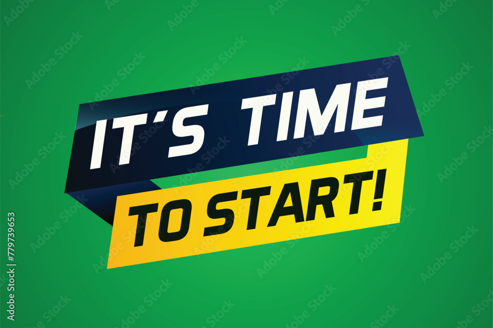 It's time to start word concept vector illustration and 3d style, landing page, template, ui, web, mobile app, poster, banner, flyer, background, gift card, coupon, label, wallpaper
It's time to start word concept vector illustration and 3d style, landing page, template, ui, web, mobile app, poster, banner, flyer, background, gift card, coupon, label, wallpaper