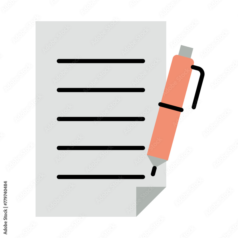 contract hand drawn illustration