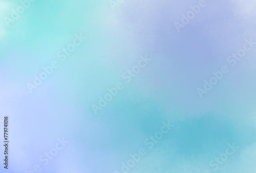 2色の青い水彩風の背景素材