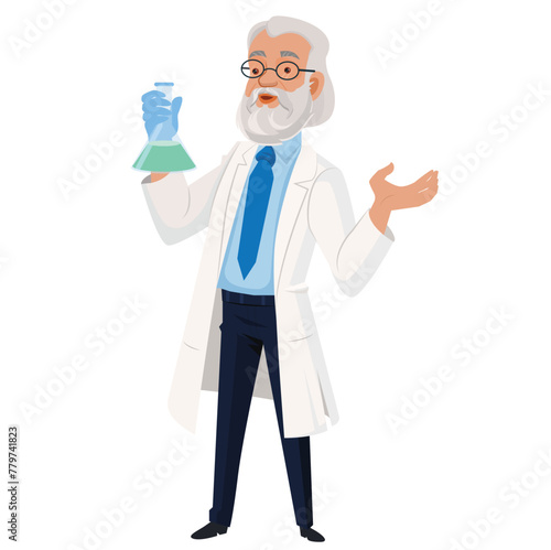 Scientist Lab Character Man