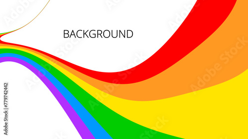 Happy pride month. Abstract rainbow design. Love is love, rainbow flag, lgbt pride. June 2024. Background template. Human rights and tolerance	