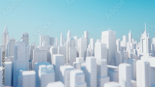 city white model  3d model