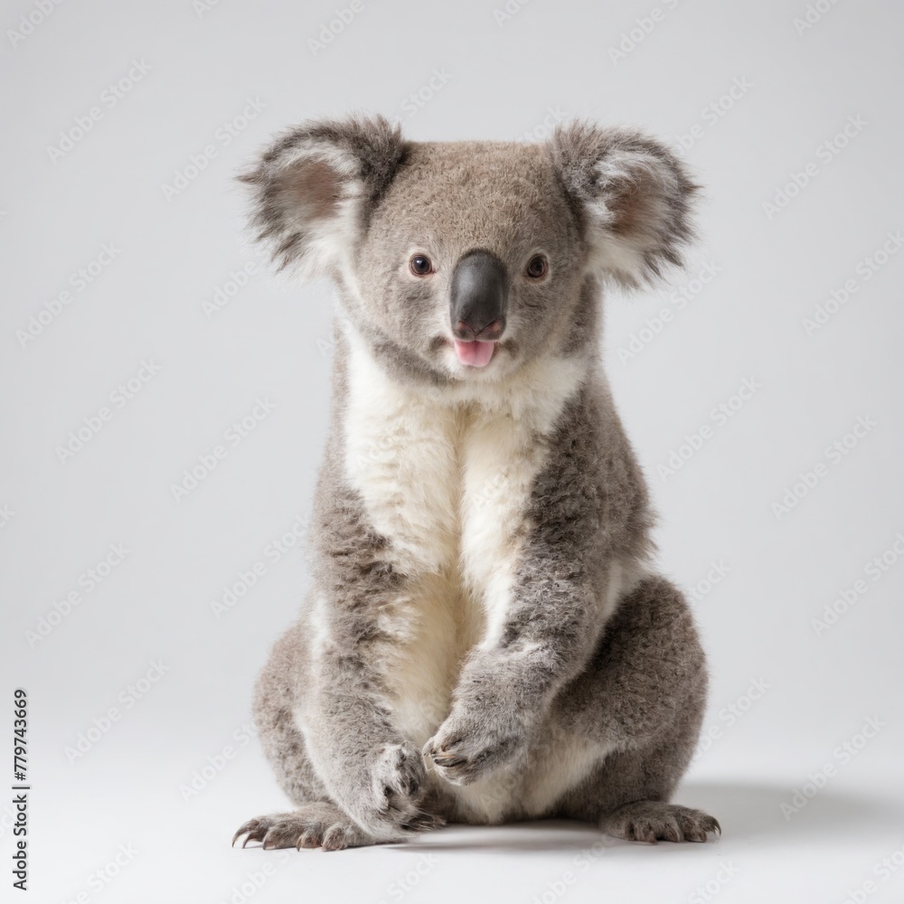 Koala isolated on a white background Koala isolated on a white background