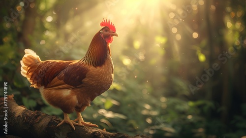a cinematic and Dramatic portrait image for chicken