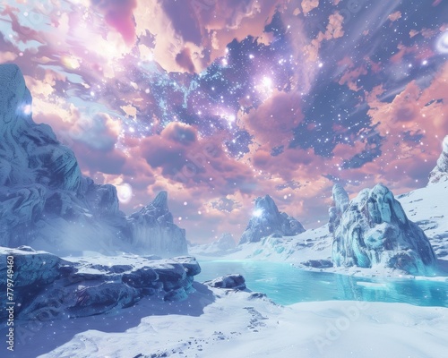 Explore Ganymedes icy landscapes and the cosmic ballet of stars in stunning VR