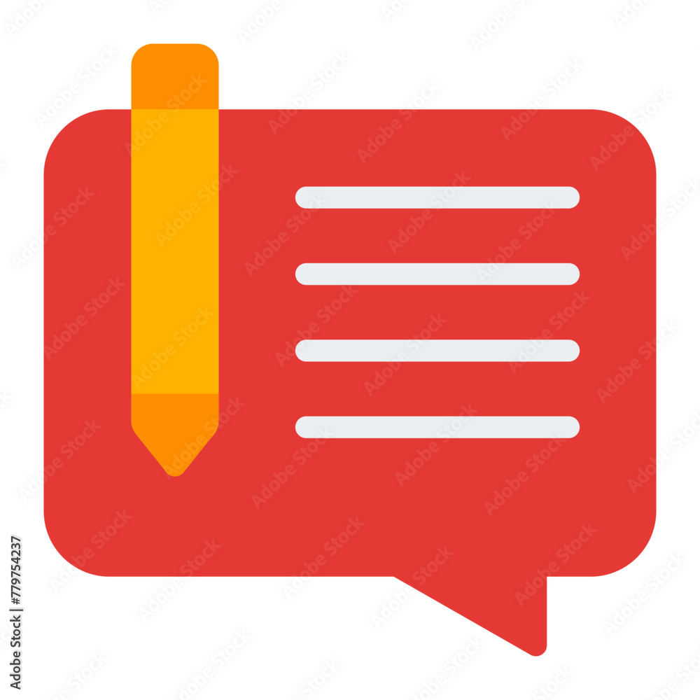 Comment flat icon Comment flat icon