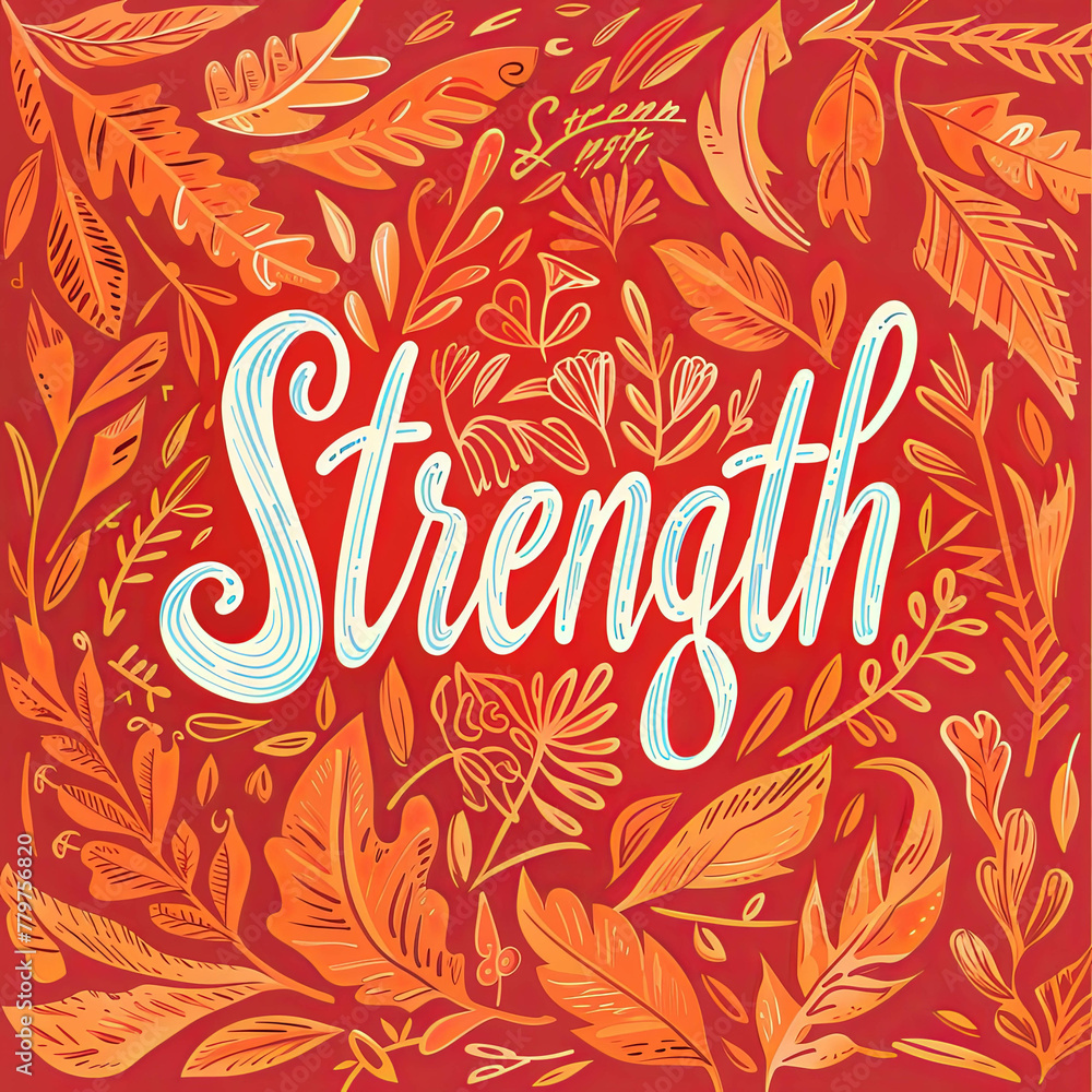 Obraz premium A man gazes at a bold, single-colored background with the word 