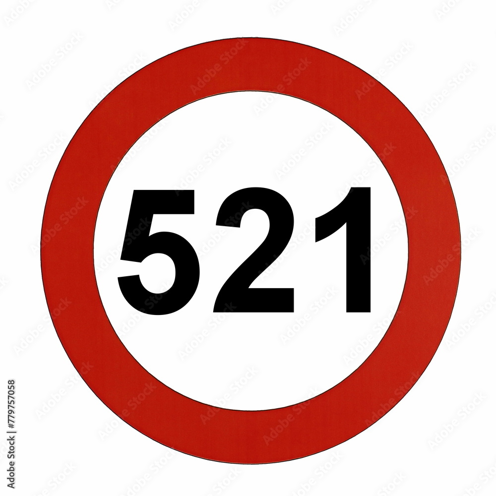 Illustration des Straßenverkehrszeichens Illustration des Straßenverkehrszeichens