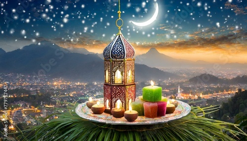 Eid al-Fitr is a special occasion for Muslim and is a time for celebration with family and loved ones photo
