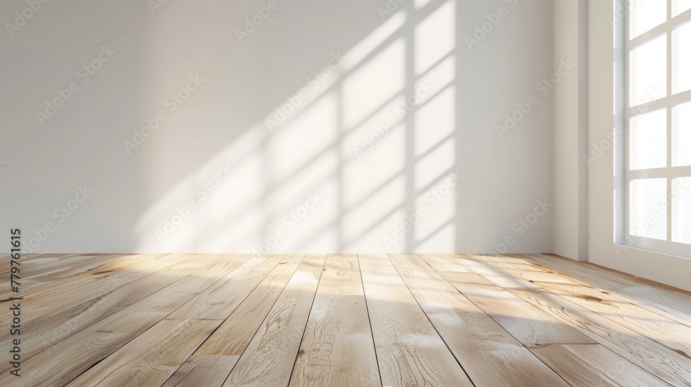 empty room with light wood floor and white wall empty room with light wood floor and white wall