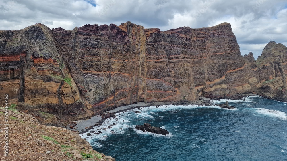 Saint Laurent Peninsula on Madeira Island is a stunning natural enclave, renowned for its rugged cliffs and breathtaking coastal views