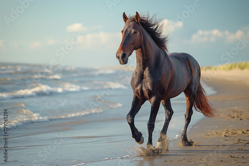 Pferd am Strand © Fatih