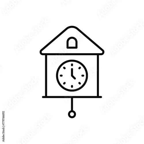 Cuckoo Clock vector icon