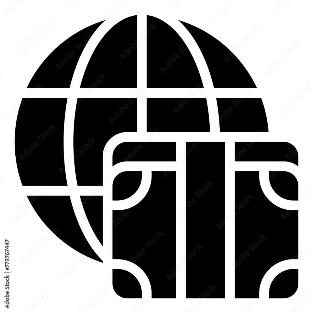 Economy glyph icon Economy glyph icon