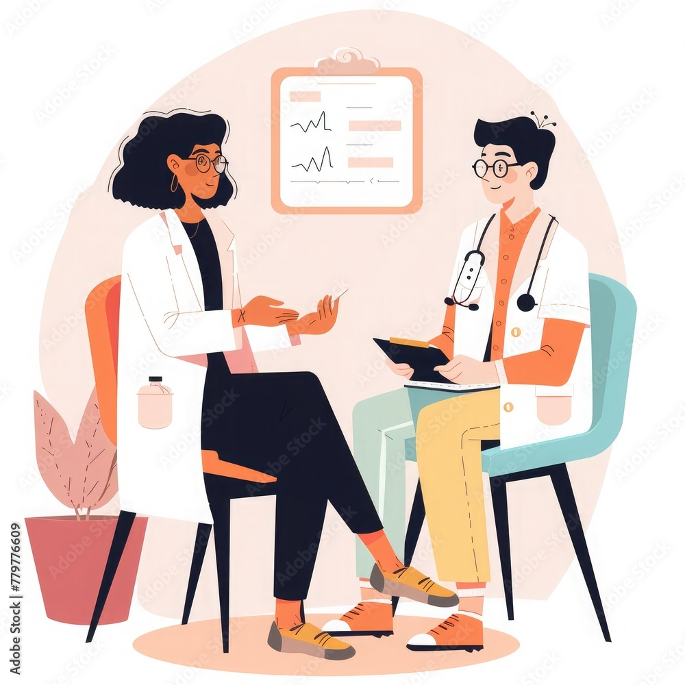 A doctor conducting a consultation with a patient seeking gender-affirming care. A doctor conducting a consultation with a patient seeking gender-affirming care.