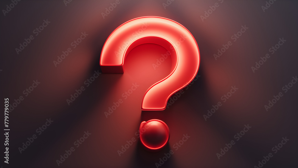 Red question mark Red question mark
