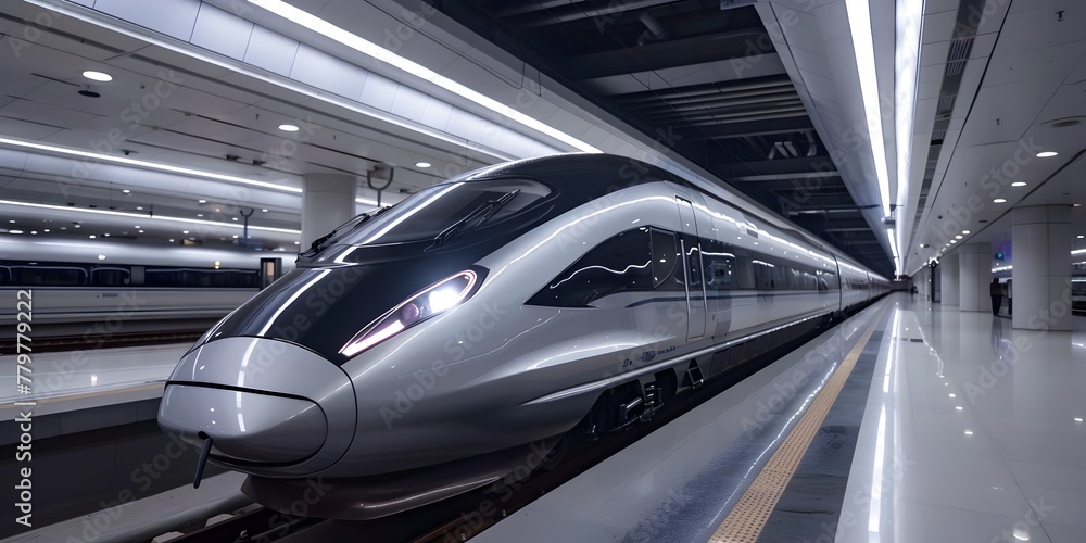 Cutting Edge High Speed Train Redefining the Future of Sophisticated Transportation with Automation and Digitalization
