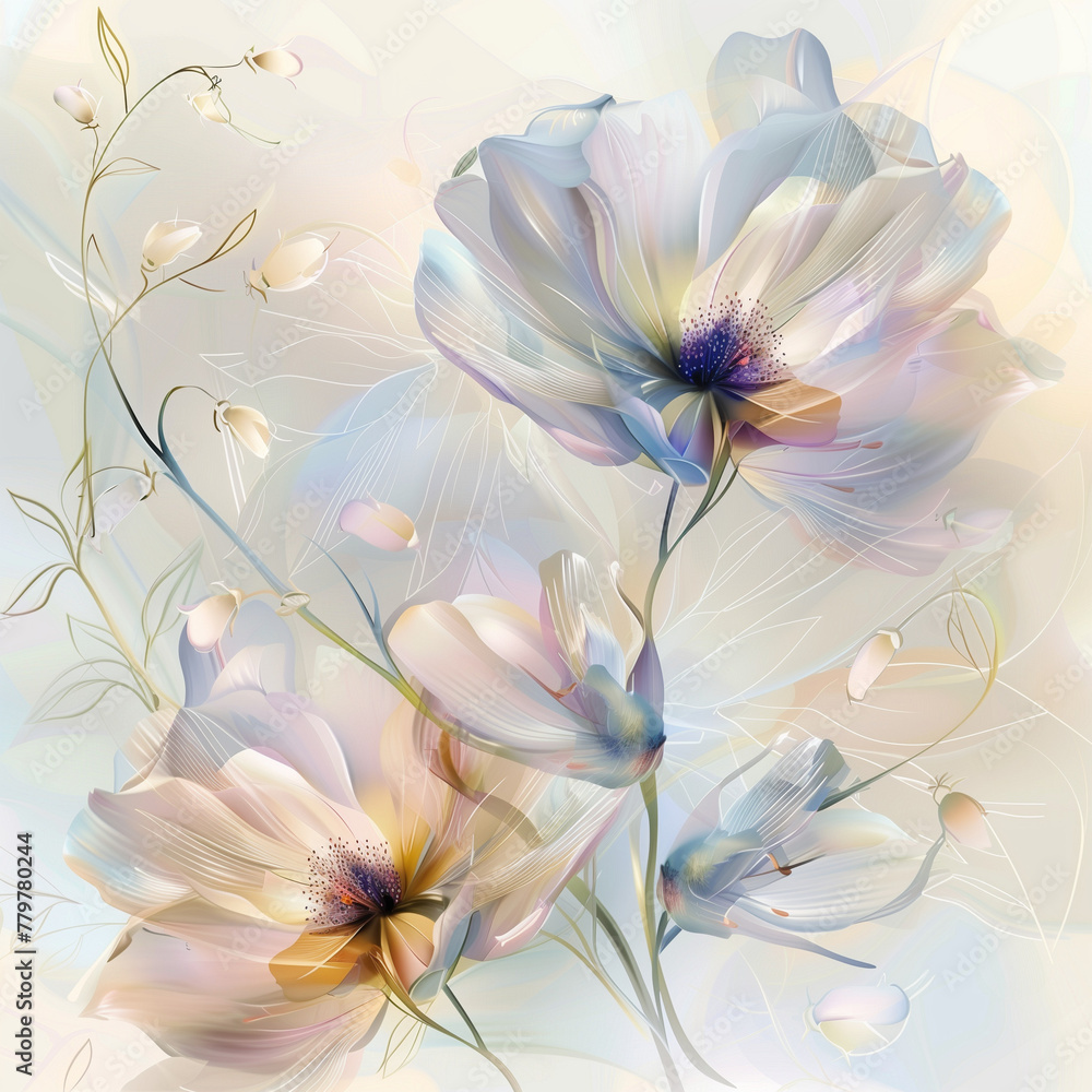 pastel flowers pastel flowers
