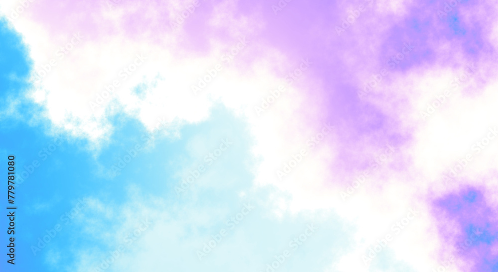 Isolate magic rainbow colours fog and clouds on transparent backgrounds specials effect 3d render png. Heaven unicorn clouds.