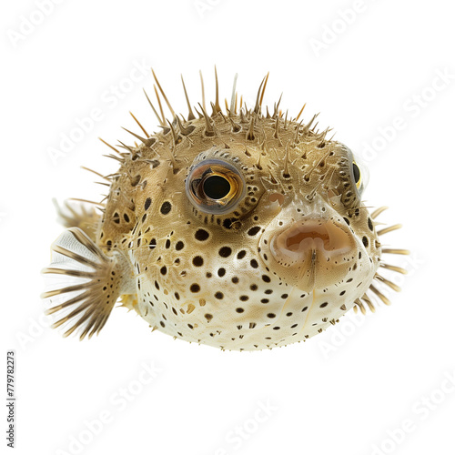 pufferfish isolated on transparent background