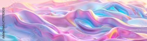 Wallpaper Mural Wavy purple and pink smoke design with a soft, flowing texture Torontodigital.ca
