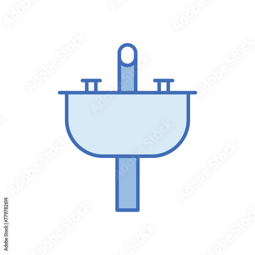 Washbasin vector icon