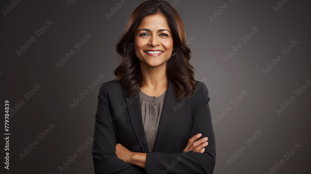 Portrait of indian female entrepreneur looking at the camera, indian business woman portrait Portrait of indian female entrepreneur looking at the camera, indian business woman portrait