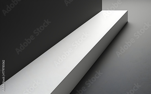 Wallpaper Mural A minimalist abstract black background with a diagonal line in a monochromatic style for presentation. generative ai	 Torontodigital.ca